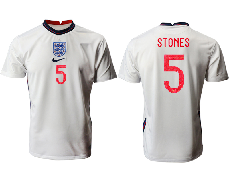 Cheap Men 2021 Europe England home AAA version 5 stones soccer jerseys